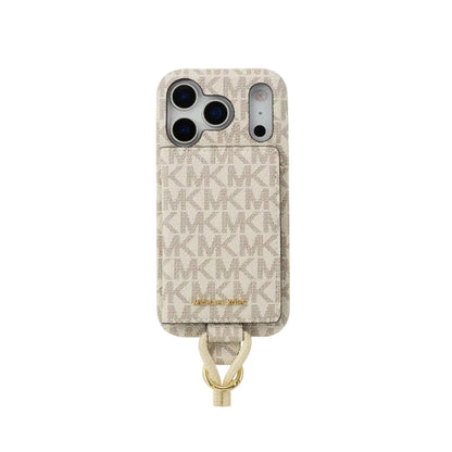 Classic MK Wrap Case Magsafe Card Wallet with Strap for iPhone 13-18 Pro & Pro Max